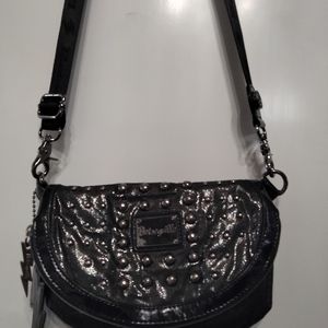 Betsey Johnson black crossbody bag
